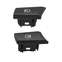 Headlight Switch Cover Panel 4 PCS Set 61316803965 Compatible With BMW 5 Series (F10) 5 Gran Turismo (F07) 7 Series  (F01, F02, F03, F04) X3 (F25)