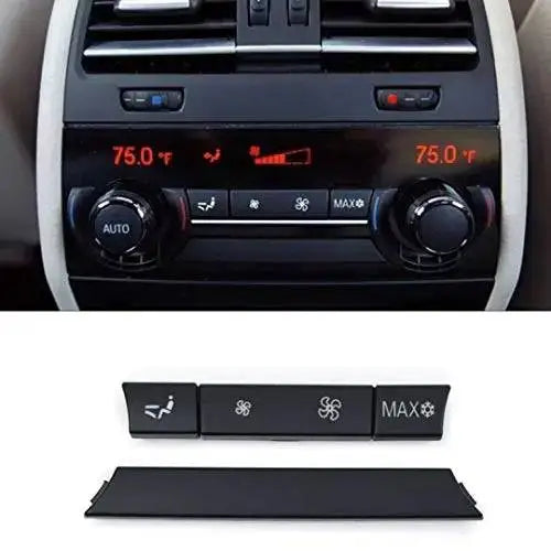 Black Rear AC Vent Switch 61319237121-01 Compatible With BMW 5 5GT 6 7 Series F10 F11 F07 F01 F02 F12 F06