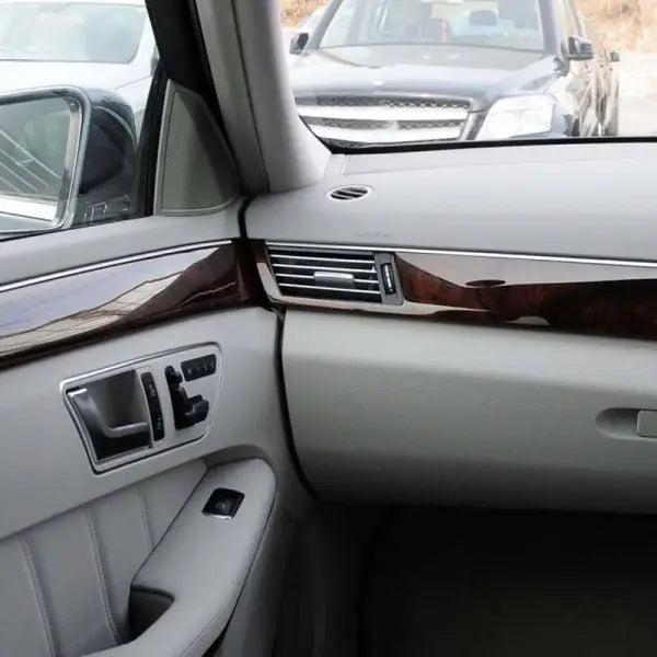 Mercedes Benz 213 Front AC Vent Dashboard Left & Right Set 2136809404 Black