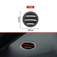 Mercedes Benz 212 Front AC Vent Dashboard Left & Right Set 21283103599051 Black Round