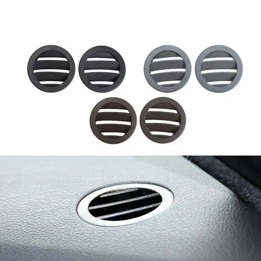 Mercedes Benz 212 Front AC Vent Dashboard Left & Right Set 2128310359 Grey
