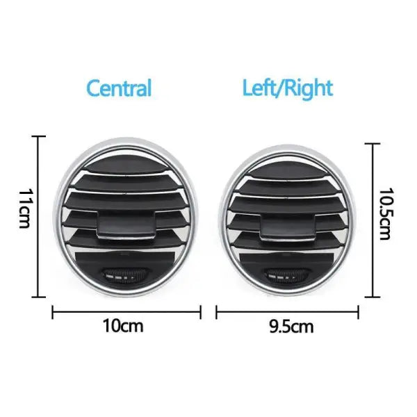 Front Air Vent Grille Outlet Panel Left 1648301954 & Right 1648302054 Compatible With MERCEDES BENZ GL-CLASS W164