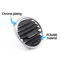 Front Air Vent Grille Outlet Panel Center 1648302154 Left & Right (Set) Compatible With MERCEDES BENZ GL-CLASS W164