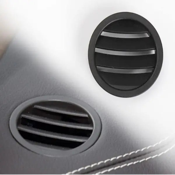 Front Ac Vent Gril Dashboard  Left & Right (Set) 20468002879F45 Compatible With BENZ=204 Black Round