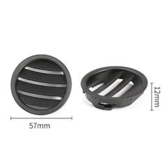 Mercedes Benz 204 Front AC Vent Dashboard Left & Right Set 20468002879F45 Black Round