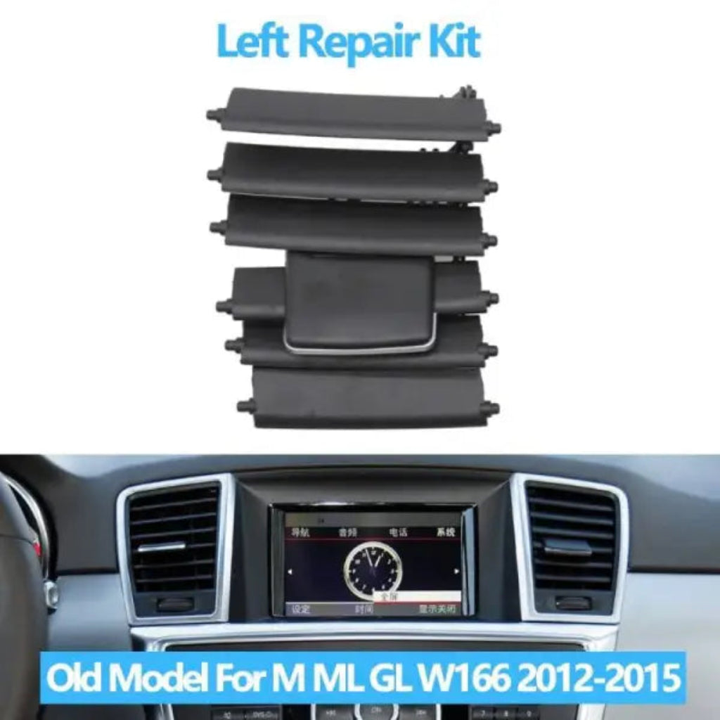 Center AC Conditioner Air Vent Grill Outlet Tab Clip Repair Kit 1668300054 1668300654 Compatible With MERCEDES BENZ GL-CLASS W166 & M-CLASS W166 Tag-ACR-11