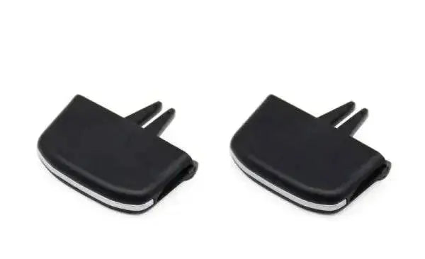 Front Air Conditioner Back Ac Vent Grille Outlet Tab Clip Slider Repair Kit 30791697 & 30791696 Compatible With VOLVO S60 & V40 (Set Of 2)