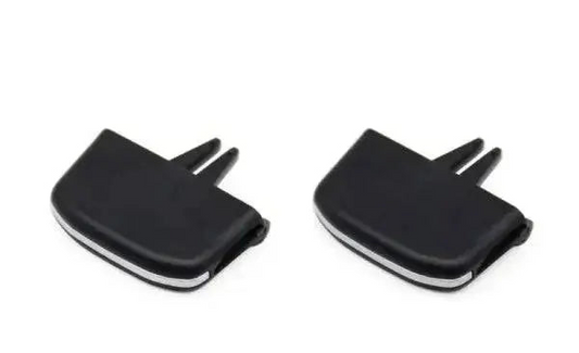 Front Air Conditioner Back Ac Vent Grille Outlet Tab Clip Slider Repair Kit 30791697 & 30791696 Compatible With VOLVO S60 & V40 (Set Of 2)
