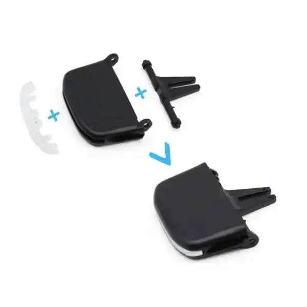 Front Air Conditioner Back Ac Vent Grille Outlet Tab Clip Slider Repair Kit 30791697 & 30791696 Compatible With VOLVO S60 & V40 (Set Of 2)