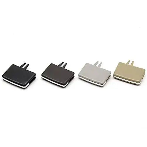 Rear Beige Air Conditioner Back Ac Vent Grille Outlet Tab Clip Slider Repair Kit 2048300354 Compatible With MERCEDES-BENZ C-CLASS (W204) & E-CLASS W212 (Set Of 2)
