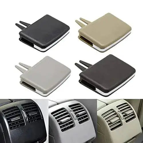 Rear Beige Air Conditioner Back Ac Vent Grille Outlet Tab Clip Slider Repair Kit 2048300354 Compatible With MERCEDES-BENZ C-CLASS (W204) & E-CLASS W212 (Set Of 2)