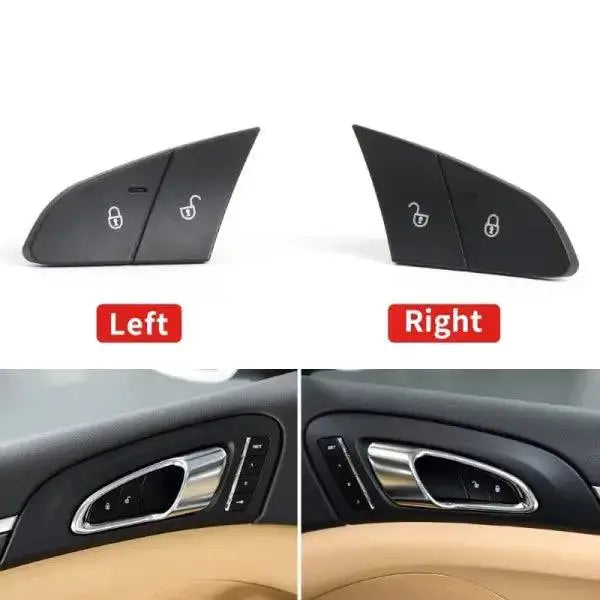 Door Lock Unlock Switch Left 7PP962107DIVI Right 7PP962107EIVI Compatible with PORSCHE For CAYENN Tag No.152