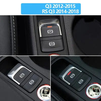 Parking Brake Window Black Switch Button For Audi Q3 2012-2018 8U0927225E 8U0927225G 8U0927225E6PS Tag-SW-57