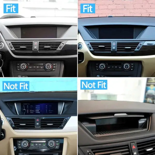 Dash Board Display Screen Bracket Plate (Black) 51452991264 Compatible With BMW X1 E84