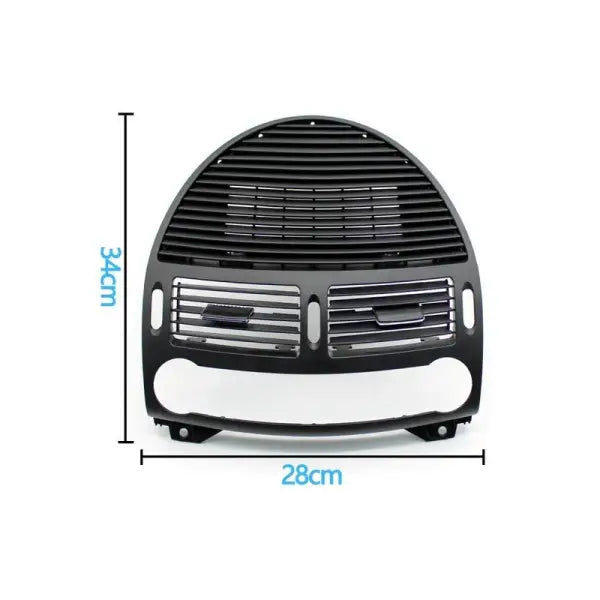 Mercedes Benz E-Class W211 Center AC Vent Grille Black 2118300054