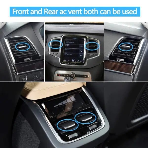 Front Rear Air Conditioning Ac Vent Grille Outlet Slider Tab Clip Repair Kit 32219345-1 Compatible With VOLVO XC90 & S90 (New Model Pack Of 1 )