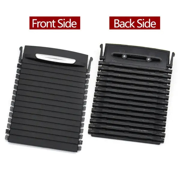 Rear Drink Cup Holder Rolling Curtain Cover Trim Blind Shutter 52207217530 Compatible With BMW 7 Series F01 F02 F03 F04 2009-2014