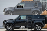 Mat Black Ladder Compatible With Land Rover Defender L633 (2020-24)