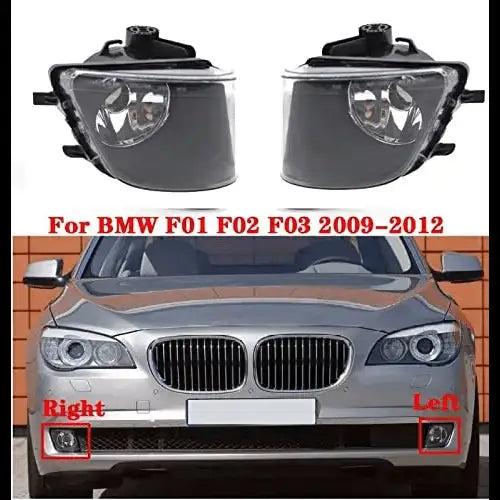 Fog Lamp Fog Light LEFT 63177182195 & RIGHT 63177182196 Compatible With BMW 7 Series F02 Tag No.53
