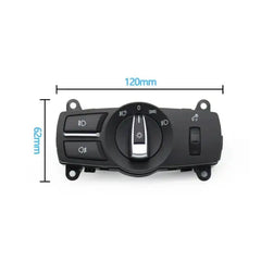 Headlight Switch Knob Assembly 61319192744-A Compatible With BMW 5 Series (F10) & 5 Series  Gran Turismo (F07) & 7 Series (F01, F02, F03, F04) & X3 (F25)