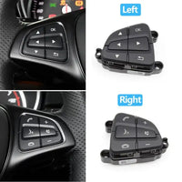 Mercedes-Benz C-CLASS 205/253 Complete Steering Wheel Switch Set (Black-Square) - Left Hand 0999050200 & Right Hand 0999050300 Tag-SW-91