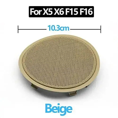 Beige Door Loudspeaker Cover 51417345184 Compatible With BMW X5 F15 2014-2020 X6 F16 2014-2020