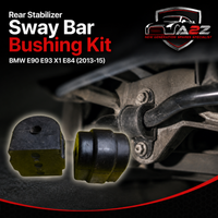 Rear Stabilizer Sway Bar Bushing Kit  33536765584 33556761002 Compatible With BMW 3 Series (E90) & 3 Convertible (E93) & X1 (E84)
