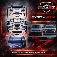 A To Z Compatible With Bmw 3 Series G20 G28 Lci 2023+ Upgrade Convert To G80 M3 M4 Narrow Body Kit Bumper Grill Fender Hood Side Skirts Grill Diffuser Exhaust Pipe Tip CC-9790 (Shipping Cost Not Included In Price)