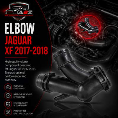 ELBOW JDE39414 LR092129 Compatible With Jaguar XF 2017-2018. Tag No.156