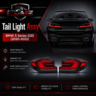 Tail Light Rear Lamp  Left 63218493811 & Right 63218493812 Compatible With BMW 5 Series G30 (2020-2022) Tag No.65