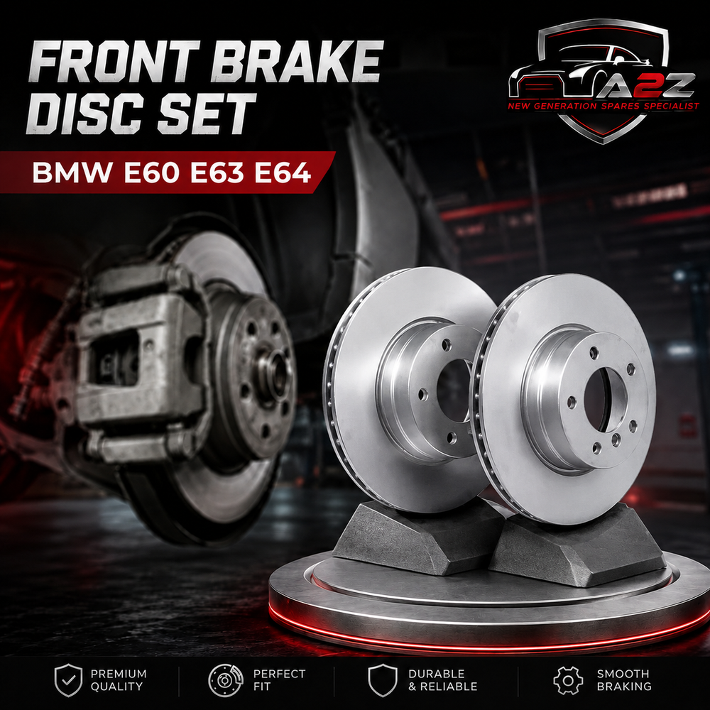 Front Brake Disc Set 34116764021  Compatible With BMW E60 E63 E64