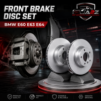 Front Brake Disc Set 34116764021  Compatible With BMW E60 E63 E64