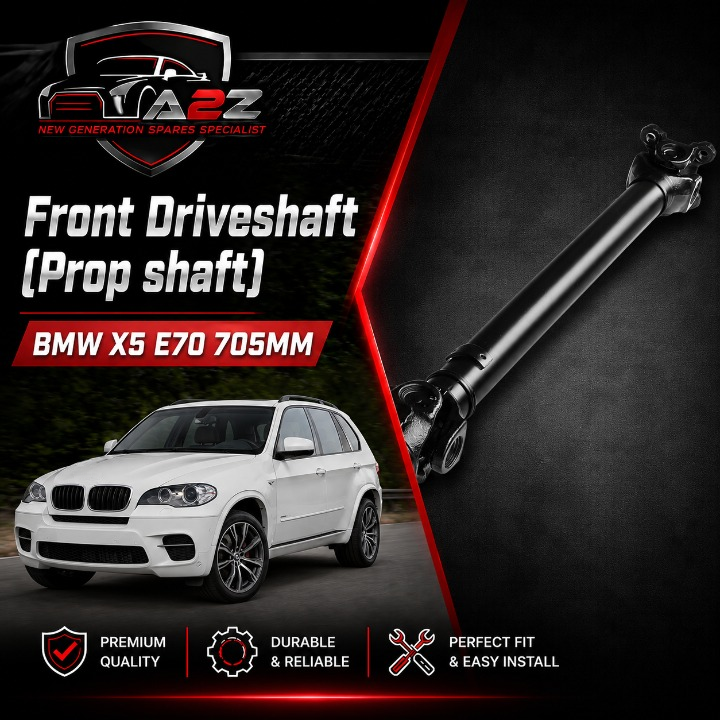 Front Driveshaft (Prop shaft) 26207556020 Compatible With BMW X5 E70 705MM