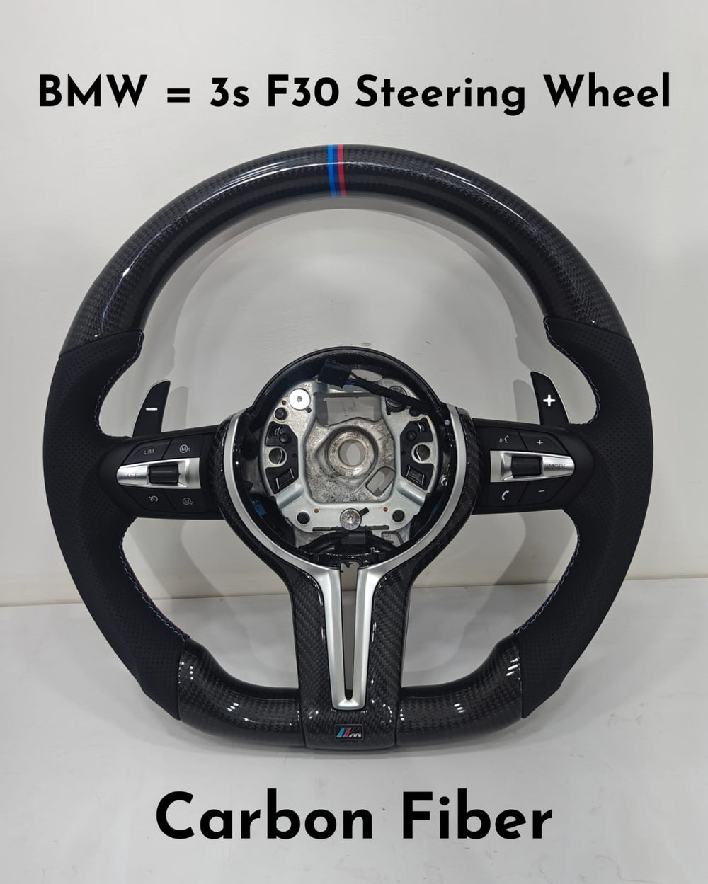 Carbon Fiber Steering Wheel Compatible With BMW 3s F30