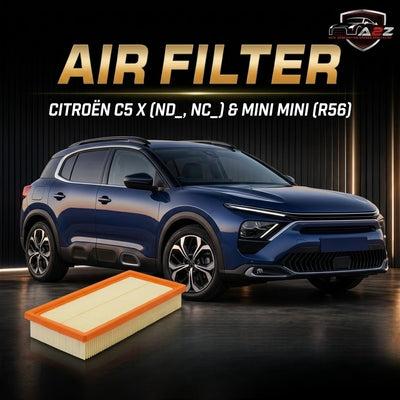 Air Filter E1086L & 13717568728 &  LX2033 Compatible With CITROËN C5 X (ND_, NC_) & MINI MINI (R56) Tag : 189