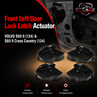 Front  Left  Door Lock Latch Actuator 31349859 Compatible With VOLVO S60 II (134) & S60 II Cross Country (134)