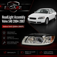 Headlight Left 31335245 & Right 31335246 Compatible With Volvo S40 2004-2007