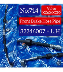 Front Brake Hose Pipe 32246007 & 31658930 & 31362616 Compatible With Volvo Tag No:714