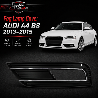 Fog Lamp Cover Compatible With AUDI A4 B8 2013-2015 Fog Lamp Cover Left 8K0807681B & Right 8K0807682B Tag-FC-11