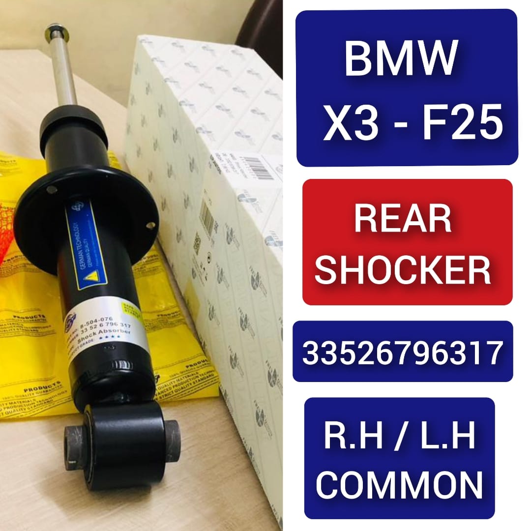 Rear (Left & Right Same) Shock Absorber 33526796317 33526796422 Compatible With BMW X3 (F25) (1PCS)