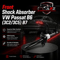 Front Shock Absorber 3C0413031AA Compatible With Volkswagen: Passat B6 (3C2/3C5), Passat B7, and Passat Variant