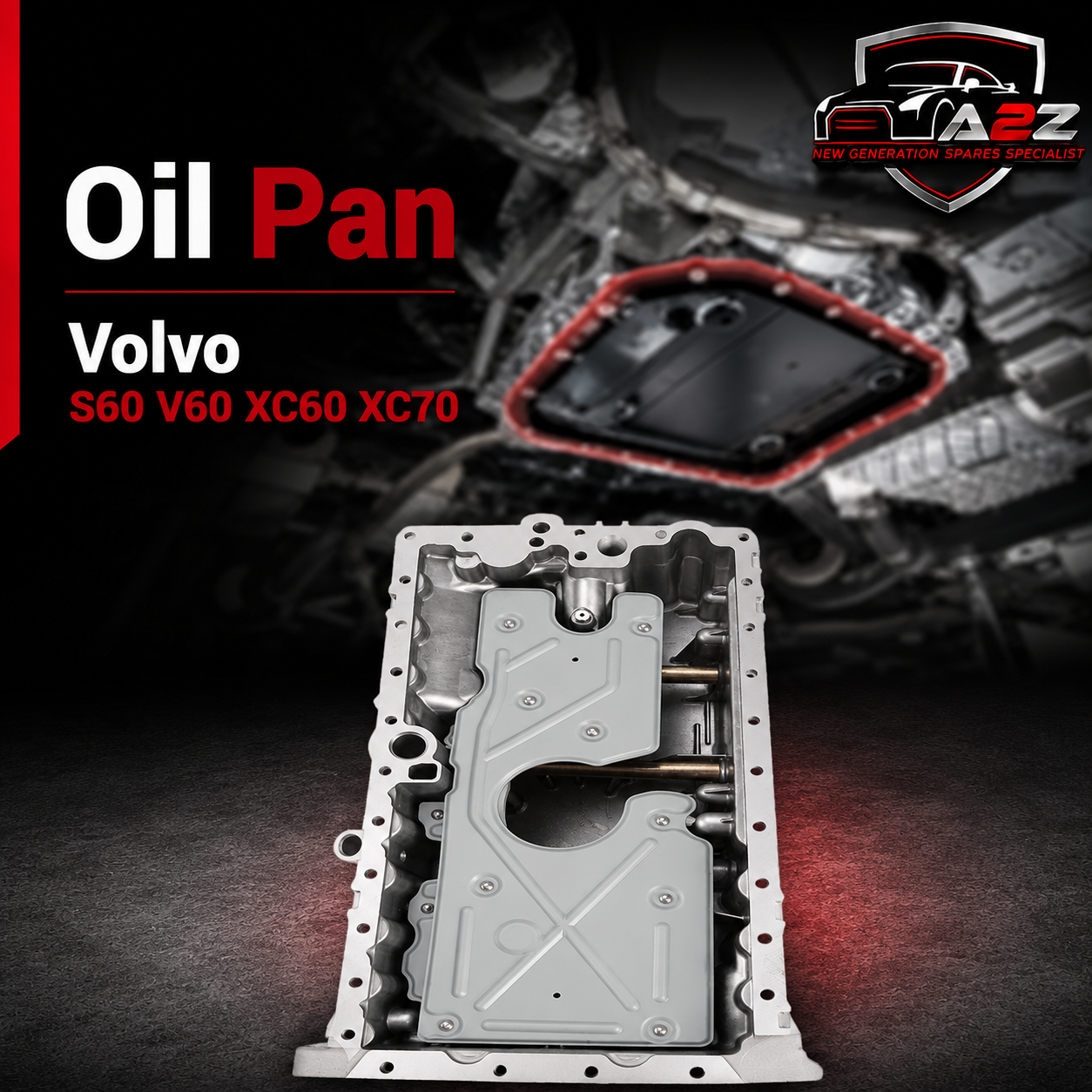Oil Pan 31375244 Compatible With Volvo S60 V60 XC60 XC70