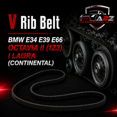 V-Ribbed Serpentine Belt 11287544786 Compatible With BMW E34 E39 E66
