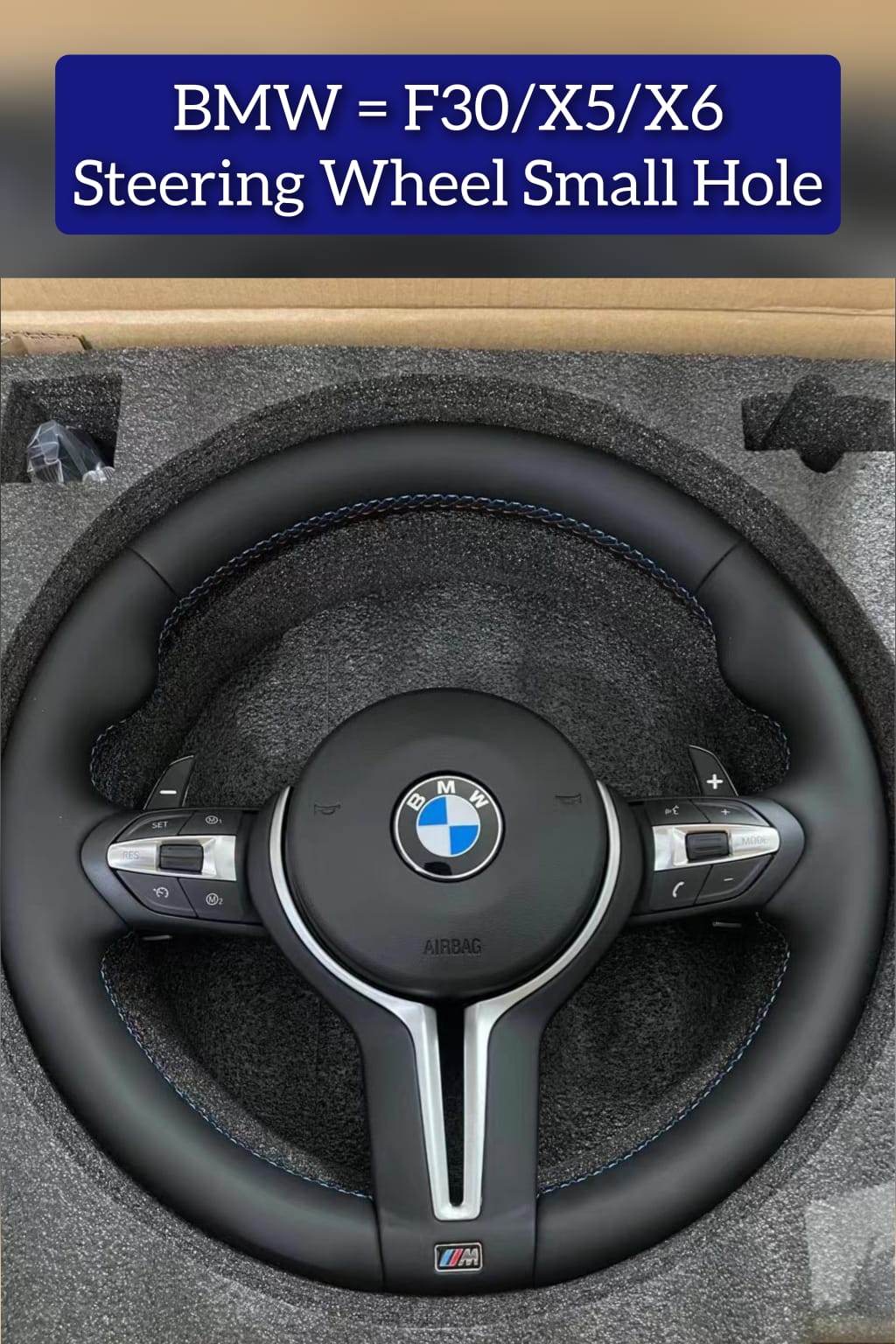 Steering Wheel Small Hole Compatible With BMW F30 X5 X6