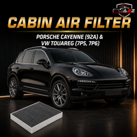 Cabin Air Filter 7PO819631 & E2980LB & LAK855 Compatible With  PORSCHE CAYENNE (92A) & VW TOUAREG (7P5, 7P6) Tag 127