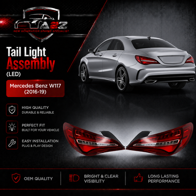 Tail Light Assembly (LED) Compatible With Mercedes Benz W117 (2016-19)