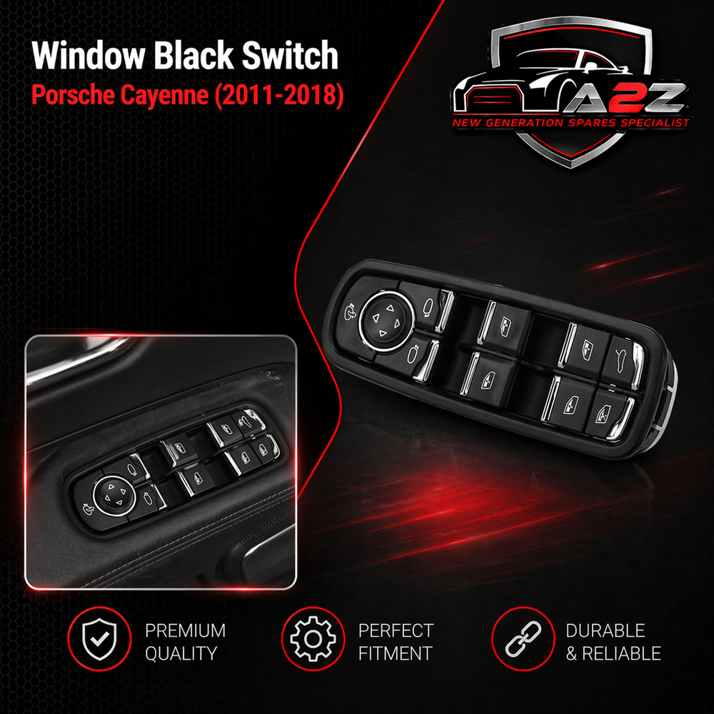 13-Pin Window Black Switch  7PP959858RDML 7PP959858 7PP959858HDML 7PP959858KDML Compatible With Porsche Cayenne Tag-SW-22