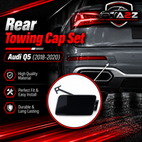 Rear Towing Cap Set. 80A807442 = R.H, 80A807441 = L.H  Compatible With  Audi Q5 (2018-2020) Tag 94