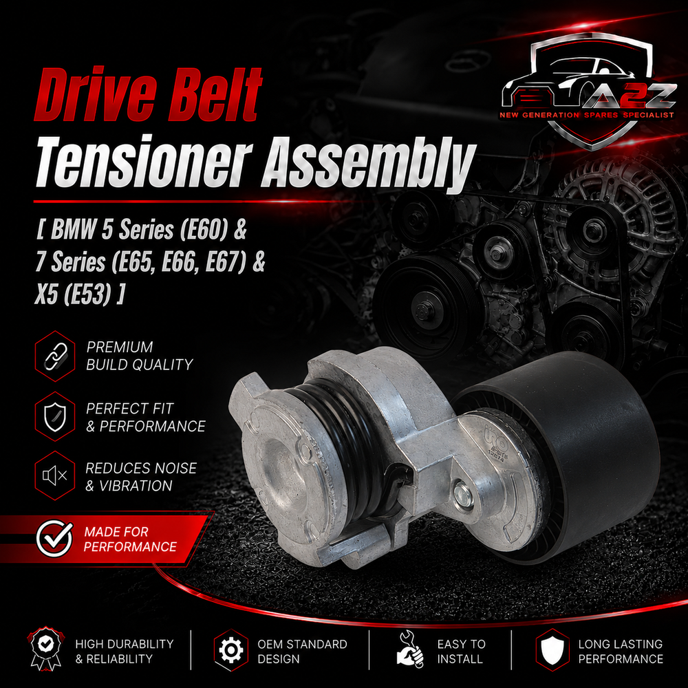 Belt Tensioner With Pulley 11287549588 11287505224 11287542680 Compatible with BMW 5 Series (E60) & 7 Series (E65, E66, E67) & X5 (E53)
