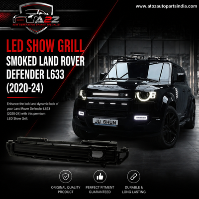 LED Show Grill Smoked Compatible With Land Rover Defender L633 (2020-24)